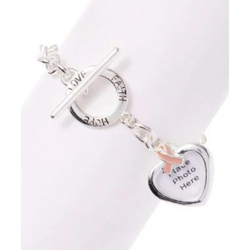 Women’s gemstone bangle-Breast Cancer Bracelets