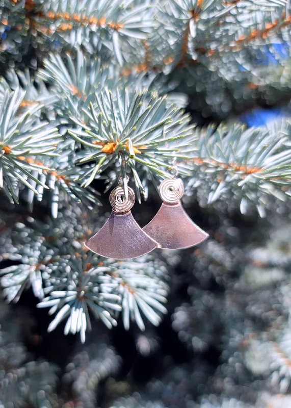 Women’s gold earrings-Silverbell Earrings