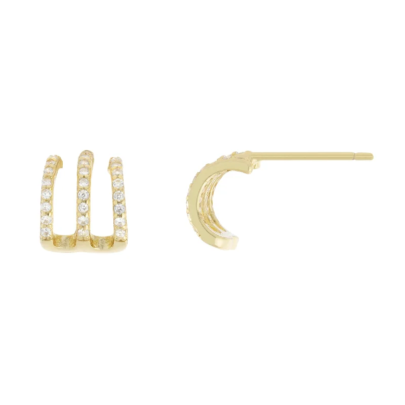 Women’s minimalistic earrings-Kim Earrings