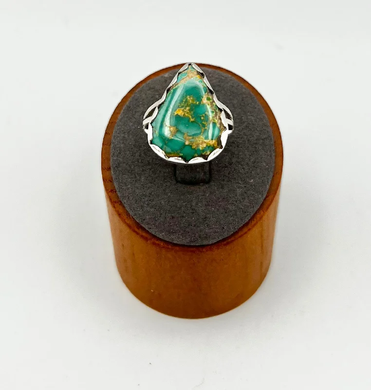 Women’s statement diamond rings-Ring- Nomad Royston Turquoise