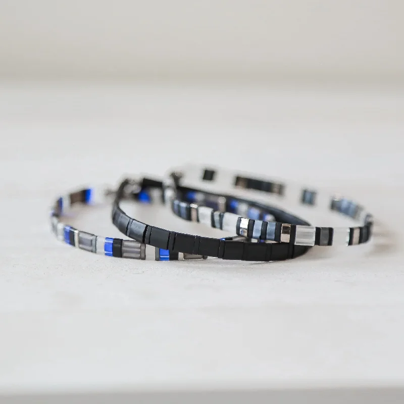 Women’s eco-friendly bracelet-PENALTY - Men's Bracelet Stack of 3