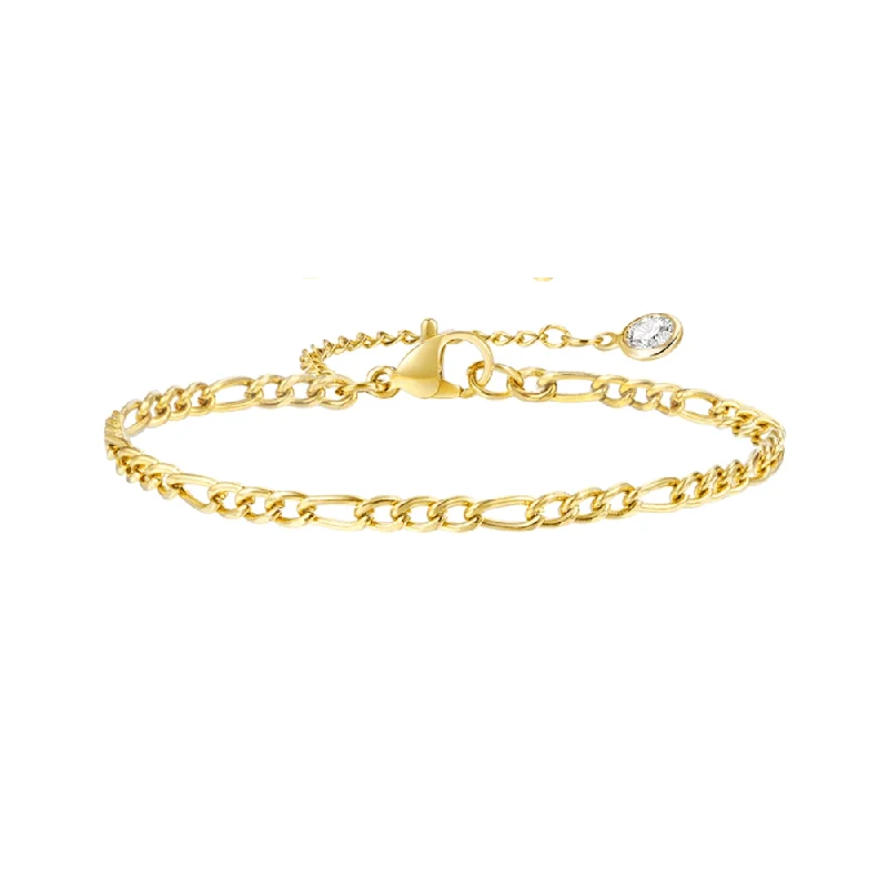 Women’s tennis bangle-Classic Figaro Chain Bracelet