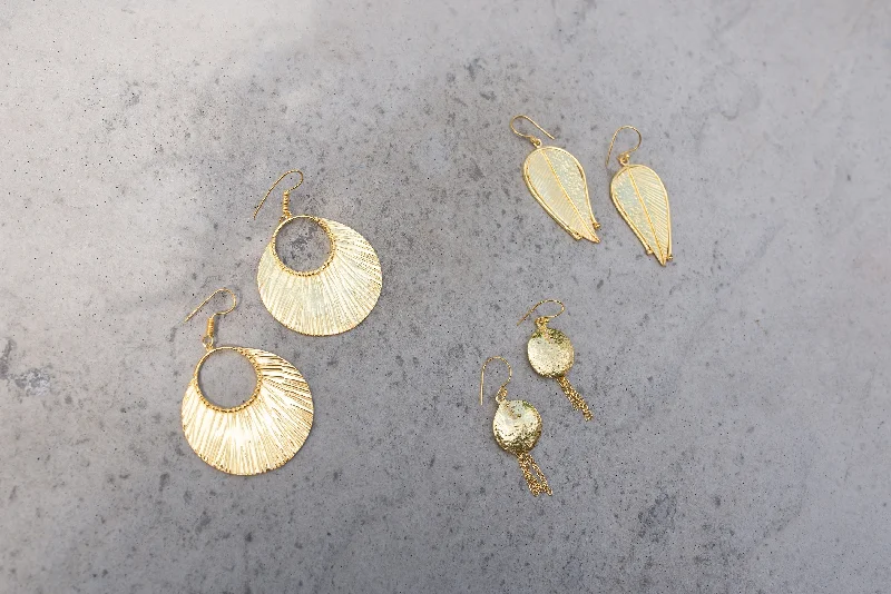 Women’s drop earrings-Gold Color Plating Earrings