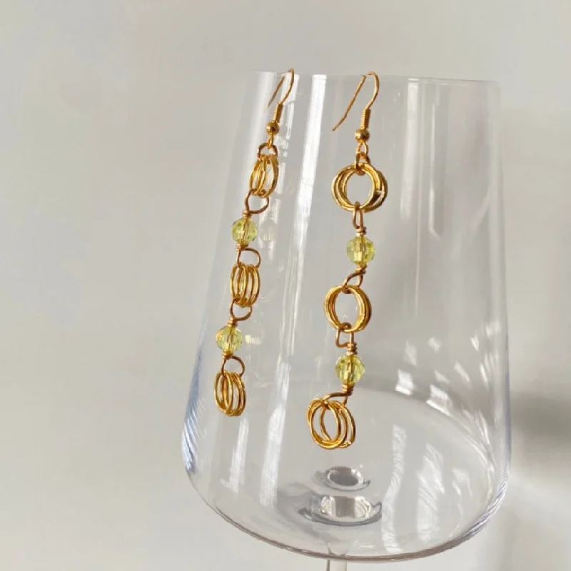 Women’s small hoop earrings-The Kiere Earrings in Jonquil