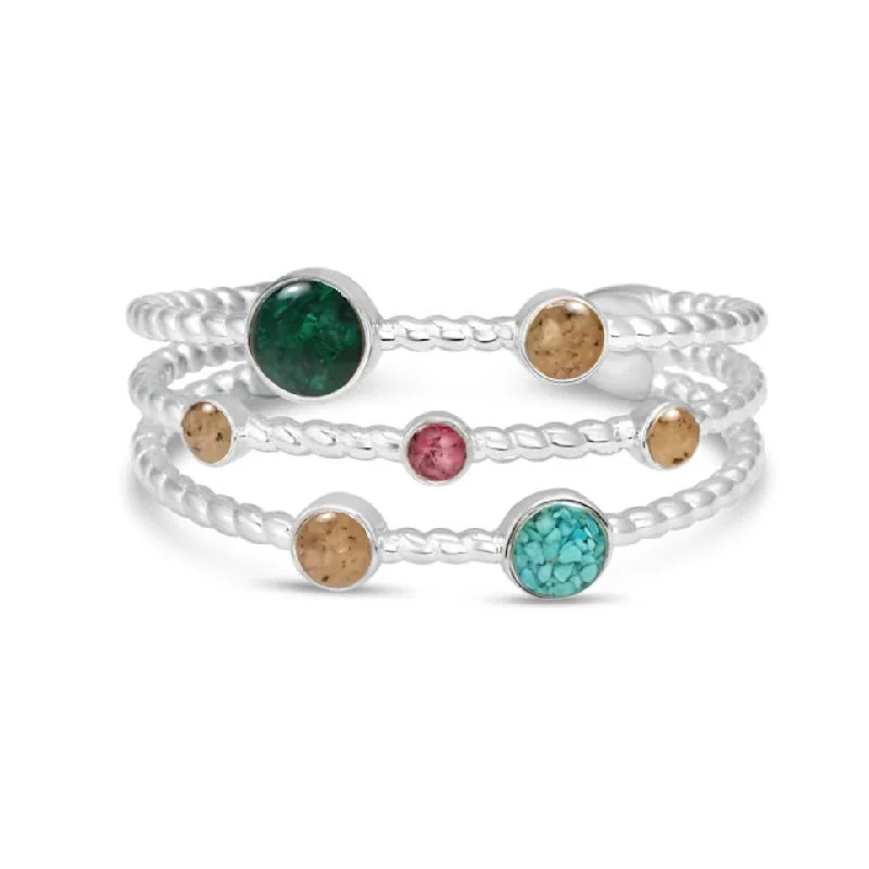 Women’s timeless bracelet-Multi-Element Rope Cuff Bracelet