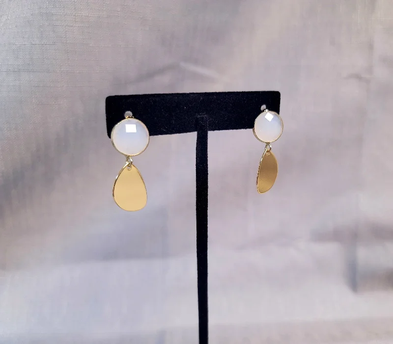 Women’s elegant drop earrings-Misty Morning Earrings