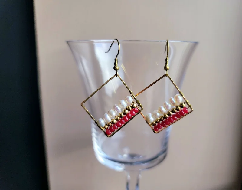 Women’s playful earrings-Cherry Trifecta Earrings