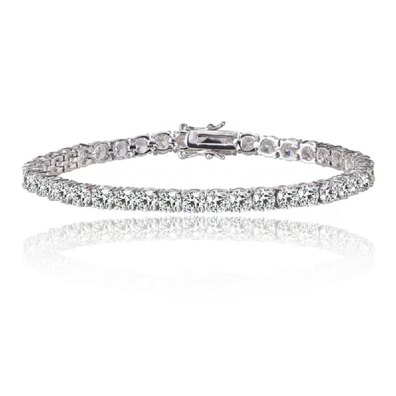 Women’s bridal bracelet-Tennis Bracelet  with 1/8 CT  Cubic Zirconia