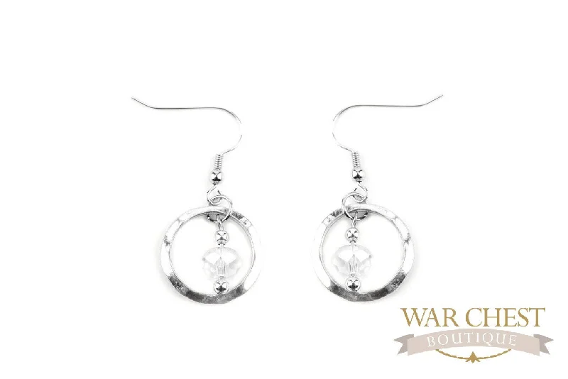 Women’s luxury earrings-Circle of Protection Earrings