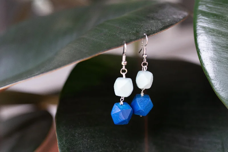 Women’s personalized gemstone earrings-Blueberry Pop Earrings