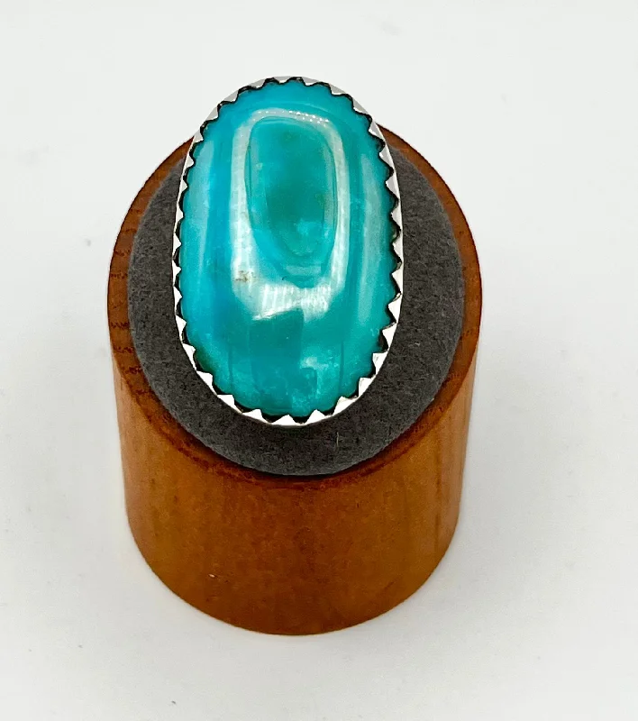 Women’s statement diamond rings-Ring- Nomad Royston Turquoise