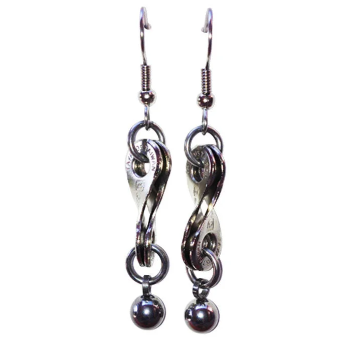 Women’s geometric earrings-Stainless Steel Ball Earrings - Wholesale