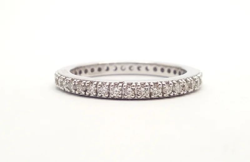 Women’s boho rings-DIAMOND ETERNITY RING(0.53CT.TW) ITEM CODE : RNG 156