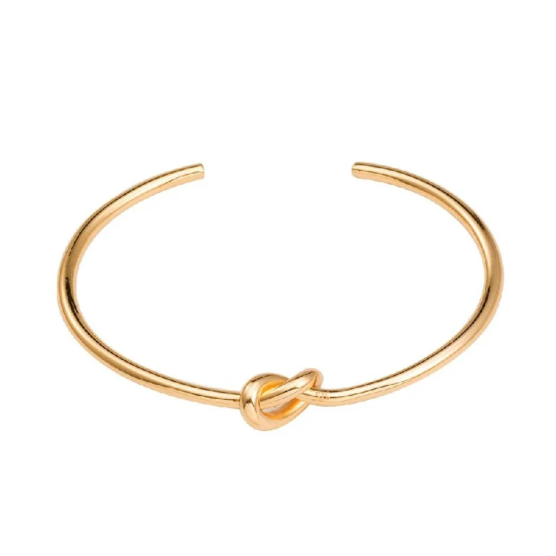 Women’s rose gold bracelet-Dainty Love Knot Bracelet