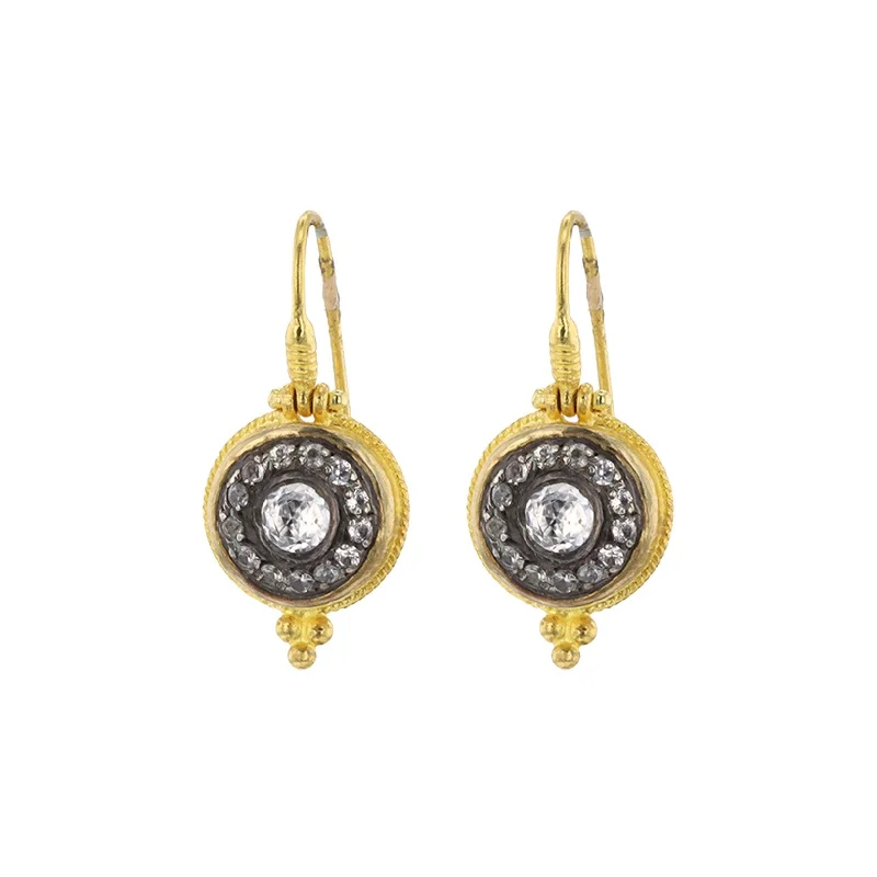 Women’s stud earrings-Sapphire Drop Earrings