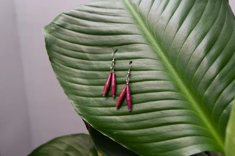 Women’s double drop earrings-Uganda Earrings