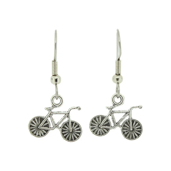 Women’s unique earrings-Bicycle Charm Earrings