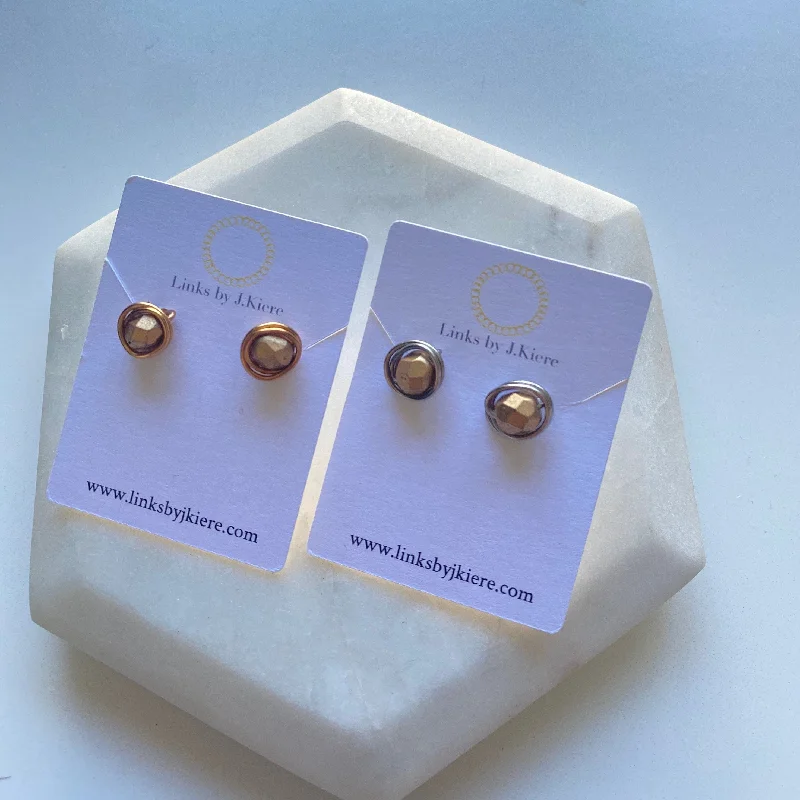 Women’s long earrings-The Morgan Earrings in Satin Gold