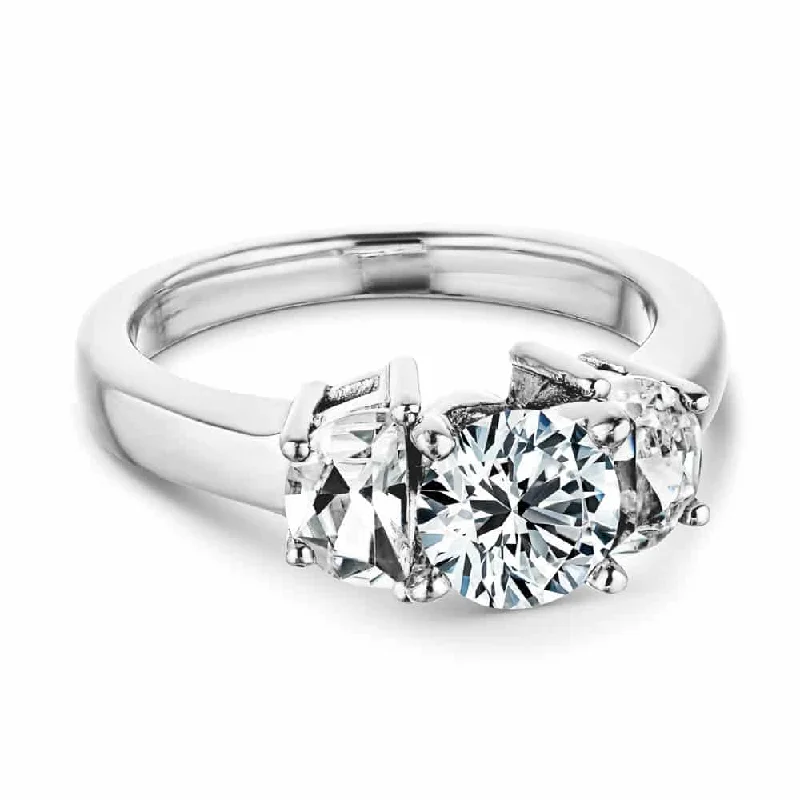 Women’s beautiful engagement ring-Celestial Three Stone Engagement Ring